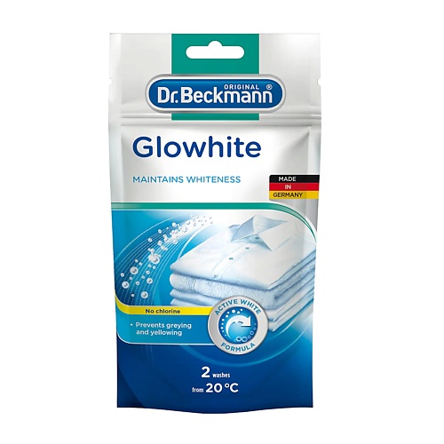 DR. BECKMANN Отбеливатель для белья в экономичной упаковке 80 ложка одноразовая белая столовая 15 5 см в индивидуальной упаковке 1 шт