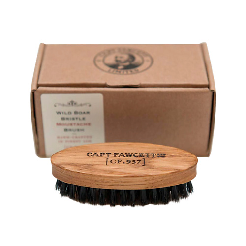CAPTAIN FAWCETT Щетка для усов воск для усов captain fawcett sandalwood moustache wax 15 мл