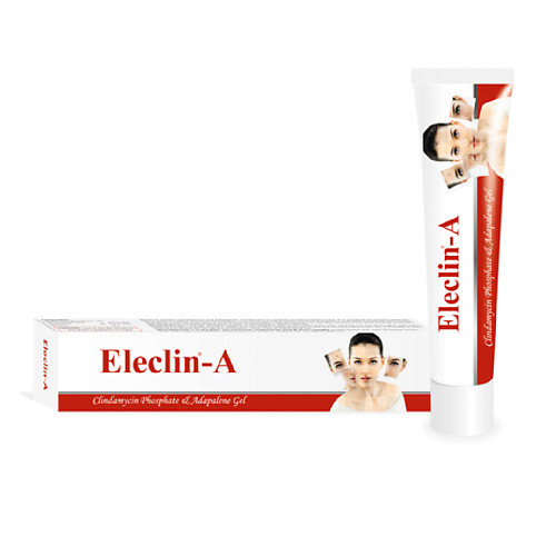 ELEGANT COSMED Гель анти-акне с клиндамицином 1% и адапаленом 0,1% Eleclin-A 15.0 спрей три актив анти акне biretix tri active spray anti blemish