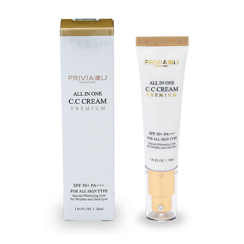 PRIVIA СС-крем для лица All in one CC Cream privia крем для лица oriental revitalizing gold cream ex8 50