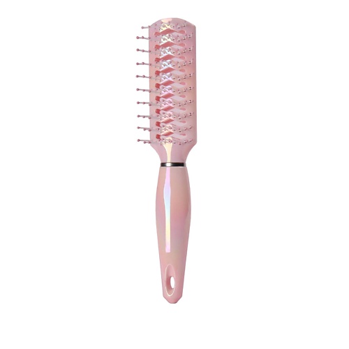 QUEEN FAIR Расчёска массажная, вентилируемая расчёска массажная queen fair широкая вентилируемая 8 5 x 20 5 см розовый белый