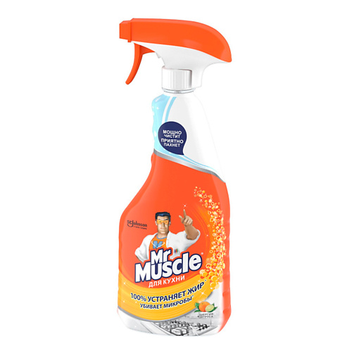 MR.MUSCLE Средство для мытья и чистки кухонных поверхностей Эксперт для кухни Энергия цитруса 500 средство для чистки акриловых поверхностей unicum 500 мл