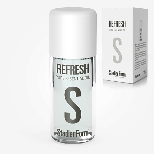 STADLER FORM Косметическое эфирное масло Refresh для увлажнителя воздуха и бани, для лица и тела 10 эфирное аромамасло для бани и сауны пихта 15мл
