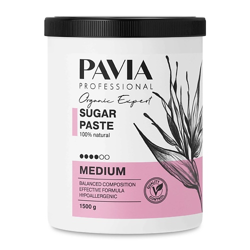 PAVIA Сахарная паста для депиляции Medium - Средняя 1500 pavia сахарная паста для депиляции medium средняя 1500