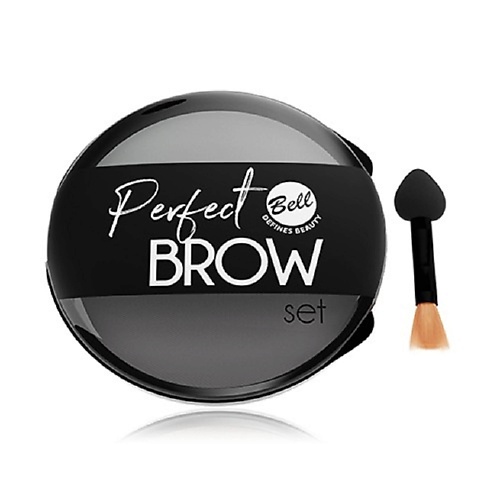 BELL Набор для бровей PERFECT BROW SET двойные тени для бровей perfect brow duo eb0105 05 brunette 3 г