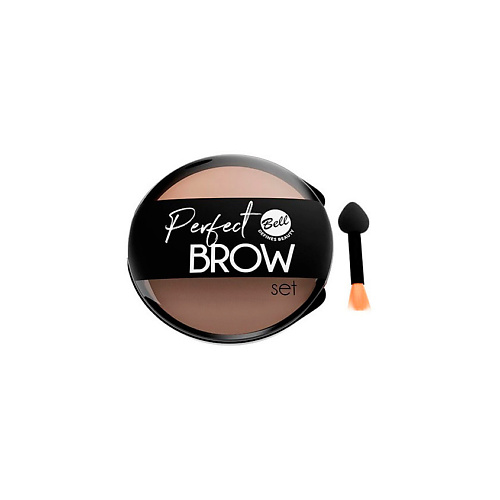 BELL Набор для бровей PERFECT BROW SET двойные тени для бровей perfect brow duo eb0105 05 brunette 3 г