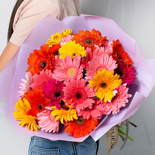 ЛЭТУАЛЬ FLOWERS Букет из разноцветных Гермини 25 шт. лэтуаль flowers композиция из мыла тиффани