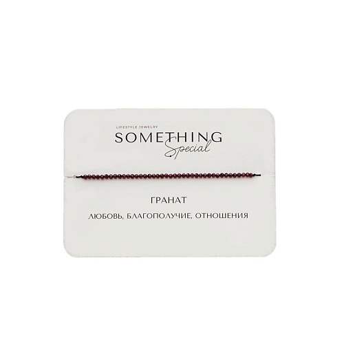 SOMETHING SPECIAL LIFESTYLE JEWELRY Браслет Long с гранатом