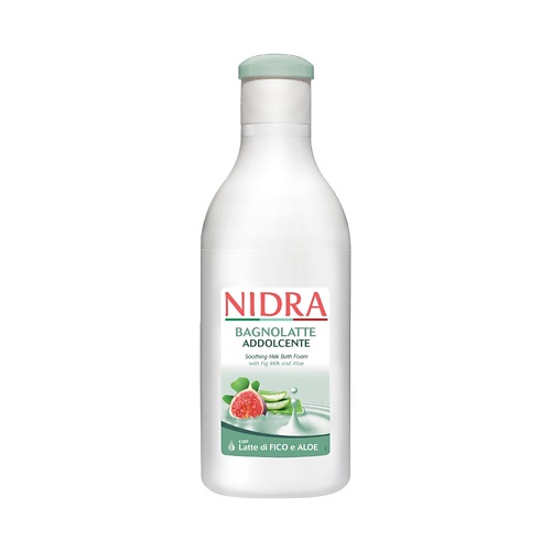 NIDRA Пена-молочко для ванны смягчающее молоко, инжир, алоэ 750.0 банные штучки молочко для ванны кокос 500