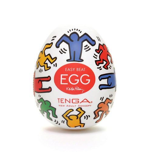 TENGA & Keith Haring Egg Мастурбатор яйцо Dance MPL102340 - фото 1