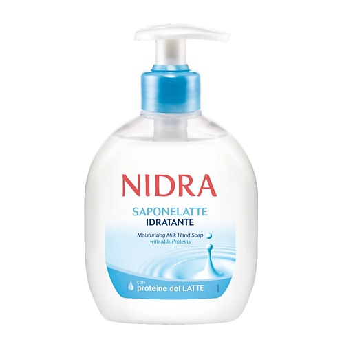 NIDRA Жидкое мыло с молочными протеинами 300.0 nidra пена молочко для ванны с молочными протеинами увлажняющая 750