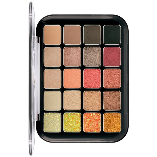 STARWAY Палетка теней на 20 цветов - 20 Colors Eyeshadow Palette «STARRY EYES» тени для век четырех ные idyllic soft satin 7г 30 smoky eyes