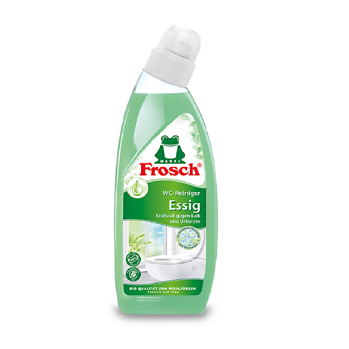 FROSCH Очиститель унитазов Уксус 750 frosch очиститель для ванны и душа лаванда 500