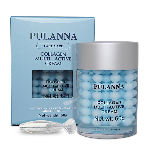 PULANNA Мультиактивный крем для лица с Коллагеном - Collagen Multi Active Cream 60.0 кормовая добавка ipet multi 26 in 1 canine