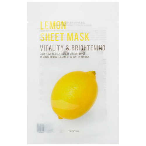 EUNYUL Тканевая маска с экстрактом лимона 22 grace day тканевая маска с экстрактом розы 27