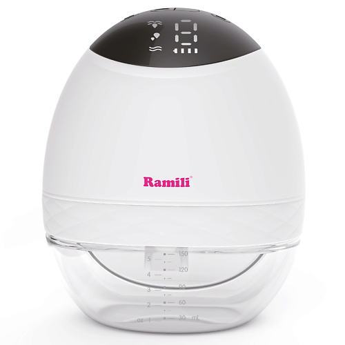 RAMILI Электрический молокоотсос Ramili SE500 Двухфазный 2-в-1 под бюстгальтер ramili цифровая видеоняня rv600