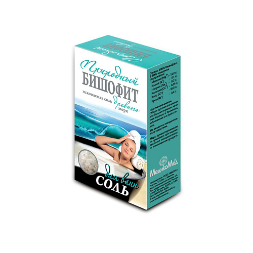 МЕДИКОМЕД Природная соль для ванн Бишофит 180 морская натуральная природная соль для ванн smart cosmetics 1 кг