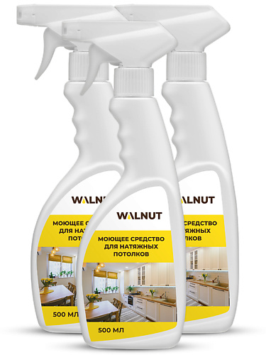 фото Walnut средство для мытья всех видов натяжных потолков