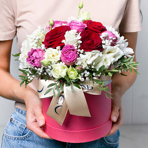 ЛЭТУАЛЬ FLOWERS Касабланка лэтуаль flowers букет из розовых роз 71 шт 40 см