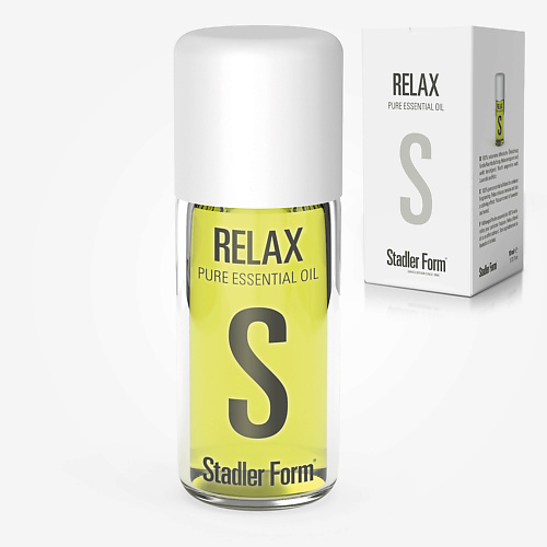 STADLER FORM Косметическое эфирное масло Relax для увлажнителя воздуха и бани, для лица и тела 10 эфирное аромамасло для бани и сауны пихта 15мл
