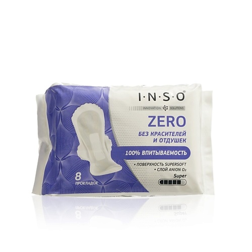 INSO Прокладки с анионовым слоем Zero Super 8 inso прокладки с анионовым слоем zero super 8