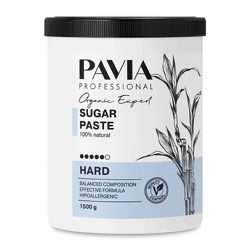 PAVIA Сахарная паста для депиляции Hard - Плотная 1500 pavia сахарная паста для депиляции medium средняя 1500