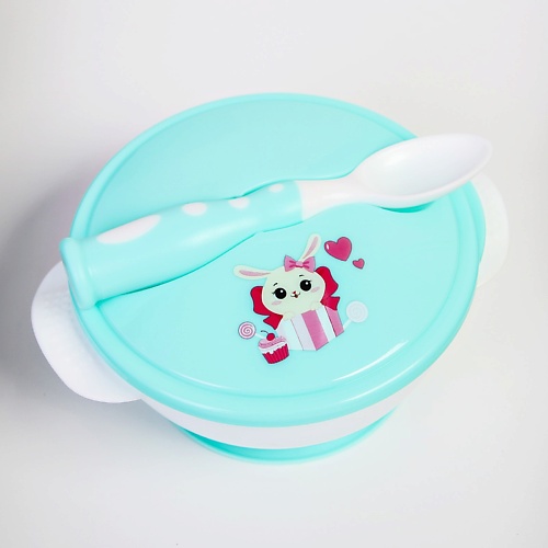 MUM&BABY Набор детской посуды «Зайчик», 3 предмета новый взгляд на традиционную образовательную систему свободная школа парадокс детской самостоятельности