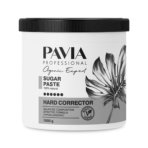 PAVIA Паста-корректор для депиляции  HARD CORRECTOR - Плотный корректор 1000 полимерный воск для депиляции интимных зон herbal delicate 8305 1000 г