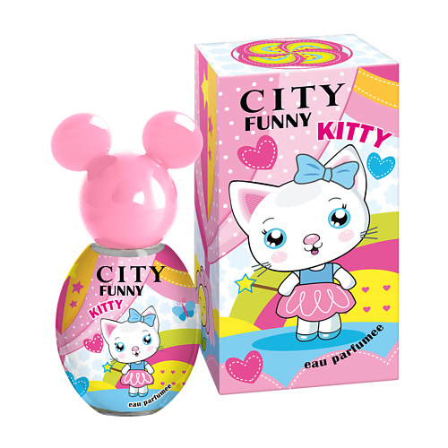 CITY PARFUM Душистая вода для девочек City Funny Kitty 30 маxi виммель раскраска для девочек
