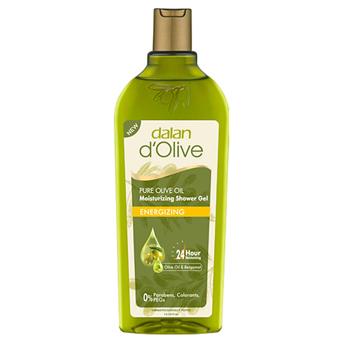 DALAN Гель для душа d'Olive, с маслом оливы и бергамотом, Освежающий, натуральный 400.0 l erboristica натуральный парфюмированный крем для тела глубокое увлажнение с маслом кокоса 200 0