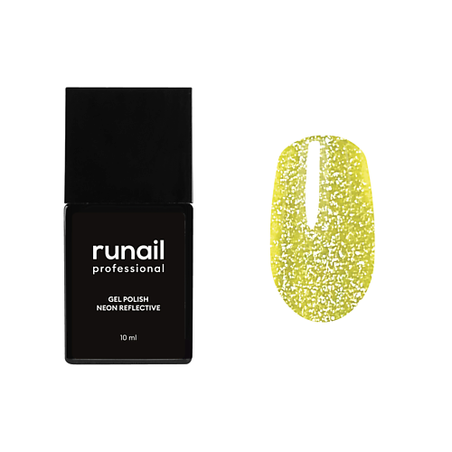 RUNAIL PROFESSIONAL Гель-лак для ногтей неоновый светоотражающий runail уф гель однофазный прозрачный 30 г