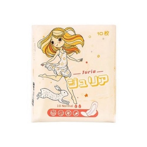 JURIA Прокладки гигиенические Normal 10 skin cotton прокладки женские ночные длинные для интимной гигиены 20