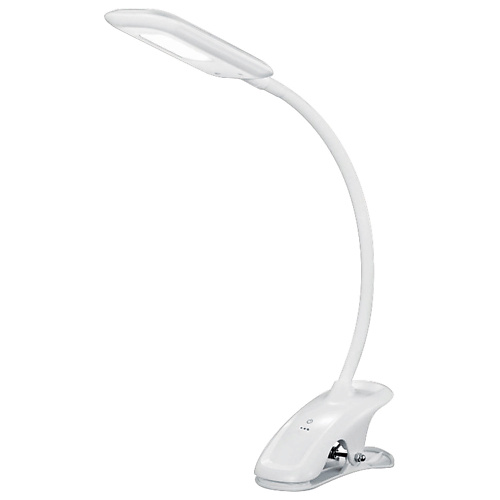 SONNEN Настольная лампа-светильник BR-819C на прищепке настольная лампа элисса e14 40вт бело серый 20х20х32 см