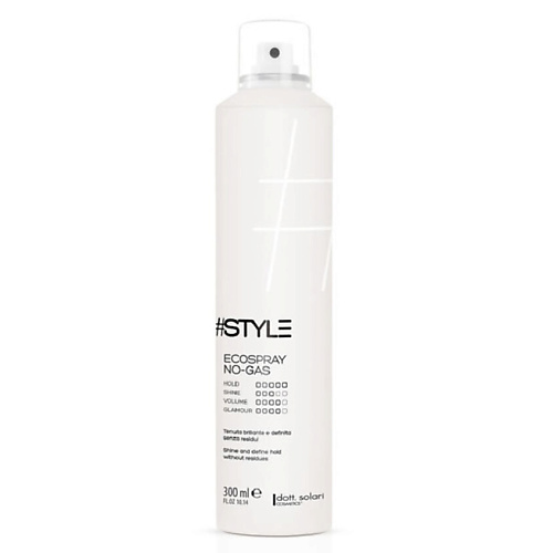 DOTT.SOLARI COSMETICS Эко-спрей для волос без газа сверхсильной фиксации #STYLE 300.0 тафт taft лак для волос ультра сверхсильной фиксации без запаха