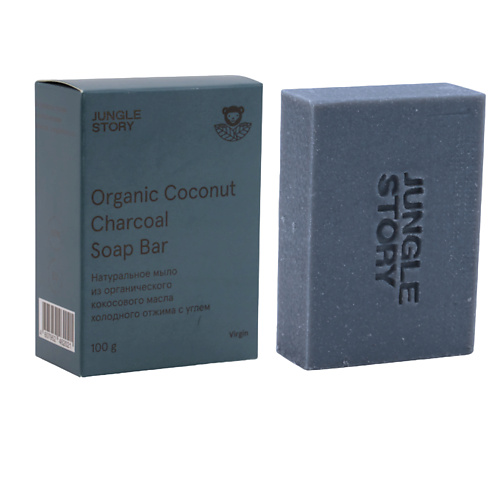 JUNGLE STORY Мыло из органического кокосового масла холодного отжима 100 воск для придания влажного вида волосам на основе кокосового масла