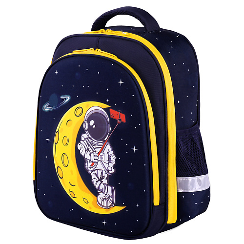 BRAUBERG Ранец светящийся KIDS STANDARD, Spaceman brauberg рюкзак bright spiderweb светящийся рисунок