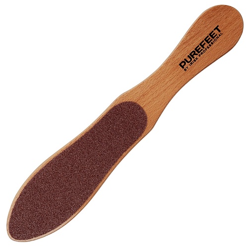 IRISK Пилка для стоп деревянная PureFeet #80/120 1 соломея пилка д педикюра профессиональная деревянная в форме стопы