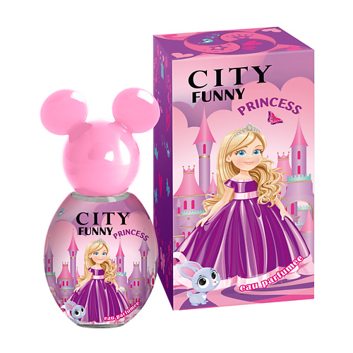 CITY PARFUM Душистая вода для девочек City Funny Princess 30 раскраска для девочек 100 картинок