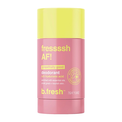 B.FRESH Дезодорант-стик fressssh AF! 75.0 burberry сияющая основа стик и консилер fresh glow