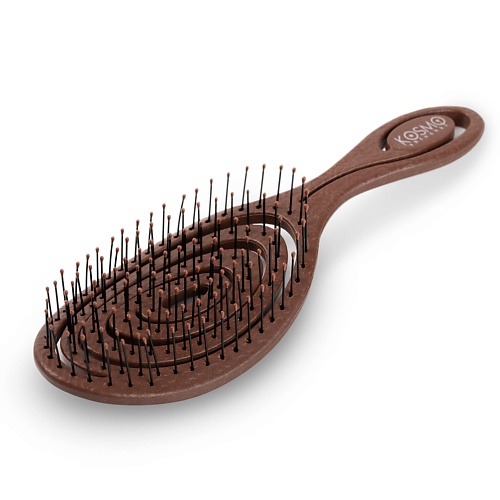 KOSMOSHTUCHKI Расческа массажная БИО Спиральная, щетка для распутывания волос щетка для волос label paddle