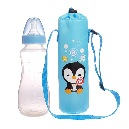 MUM&BABY Термо-чехол «Пингвинёнок Рокки» для бутылочки 250 наклейка бликер термо плоттер узор 1светоотр 50х200 мм серебро skyway л1792