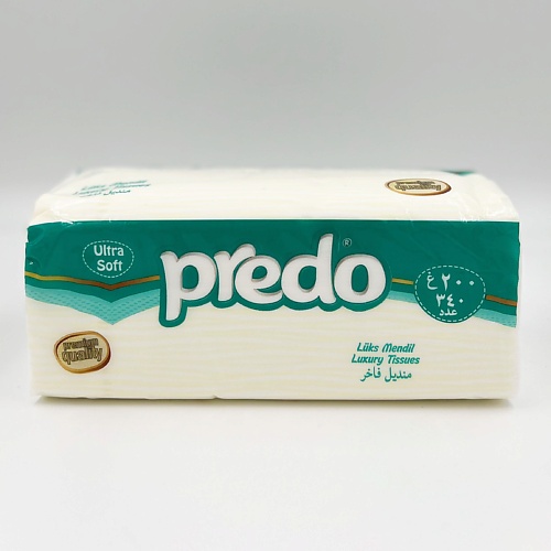 PREDO Бумажные салфетки Ultra Soft 340.0 элараhome салфетки бумажные 750 0