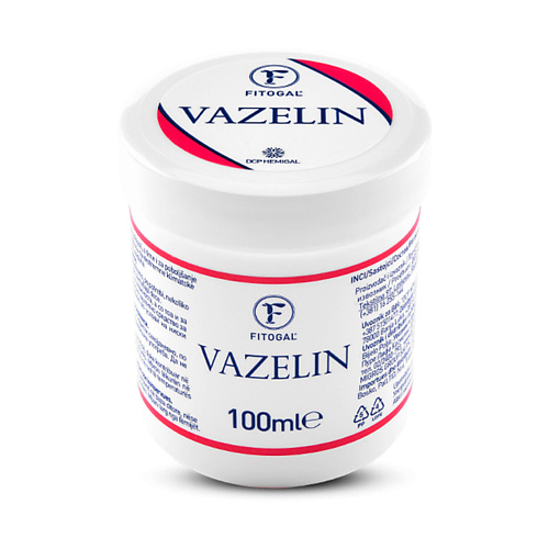FITOGAL Вазелин косметический 100 fito косметик вазелин косметический для губ увлажнение и защита со вкусом клубники 3 штуки 30