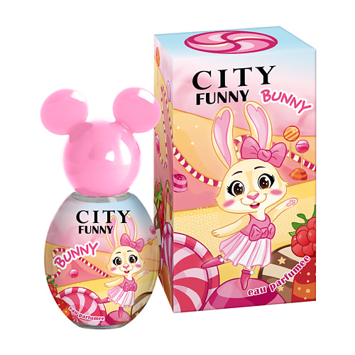 CITY PARFUM Душистая вода для девочек City Funny Bunny 30 трафареты для девочек