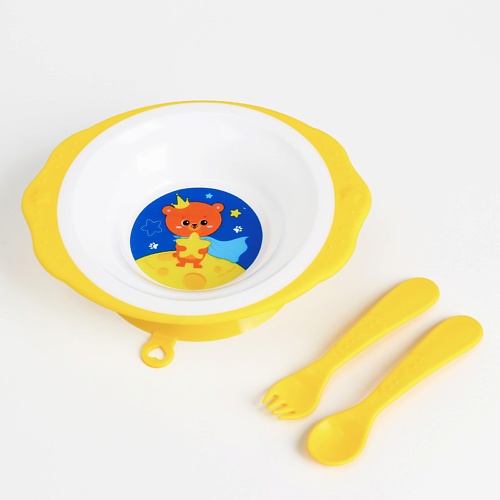 MUM&BABY Набор детской посуды «Мишка принц» распутница и принц