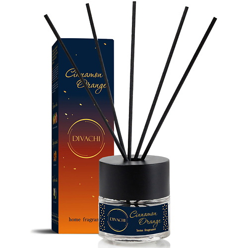 DIVACHI Арома-диффузор Home fragrance Cinnamon & Orange/Корица и апельсин 50 divine aroma арома диффузор sanremo