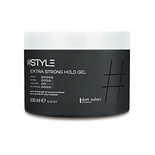 DOTT.SOLARI COSMETICS Гель для волос сверхсильной фиксации #STYLE 500 эко спрей для волос без газа сверхсильной фиксации style