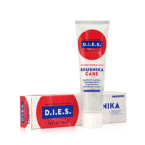 D.I.E.S. Зубная паста BRUSNIKA CARE 100 dk dent зубная паста с активированным углем oral care