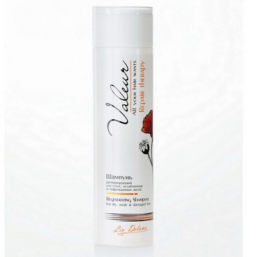 LIV DELANO Шампунь регенерирующий для сухих, ослабленных и поврежденных волос Valeur 350.0 spa master регенерирующий шампунь для волос 4 330 0