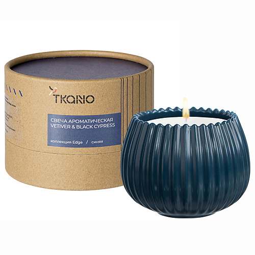 TKANO Свеча ароматическая Vetiver & Black cypress 200 tkano свеча декоративная из коллекции edge 16 5 см 0 7